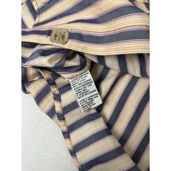 Tommy Bahama Jeans Shirt Mens XL Colorful Yellow Gray Cotton - Picture 6 of 7